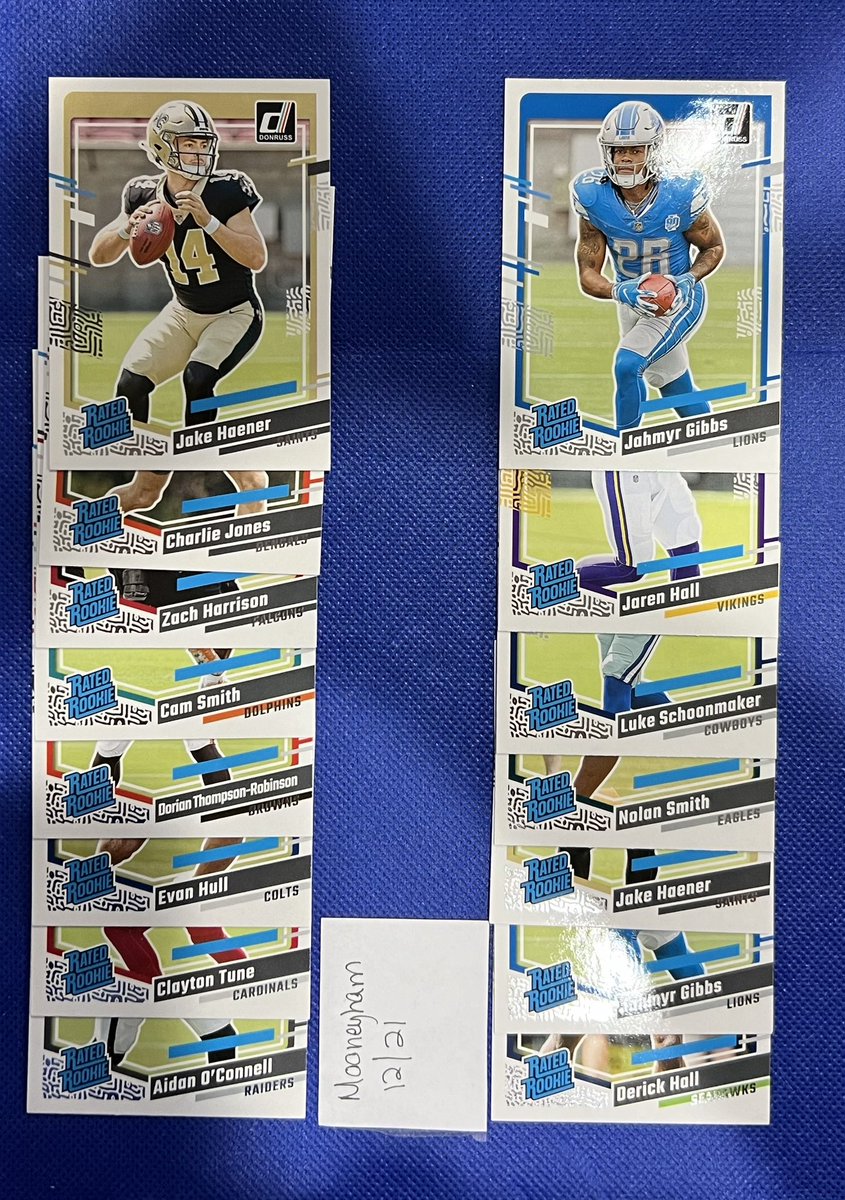 MSUSPORTSCARDS's tweet image. 39 Donruss Rookies. $45 shipped OBO @CardboardEchoes @ILOVECOLLECTIN1 @sports_sell @CardHobbyRTs @HobbyRetweet_ @HobbyConnector @TheHobby247