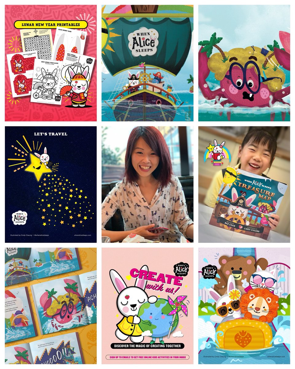 ✨ Art vs Artist✨ 
Here’s to being ‘Colourful and Happy’ daily! 🌈

Things we’re looking forward to in 2024:
🤗 making more friends in the creative and books community
📚 When Alice Sleeps storybooks #2 and #3!
✏️ experiment and try new things – i.e: ANIMATION