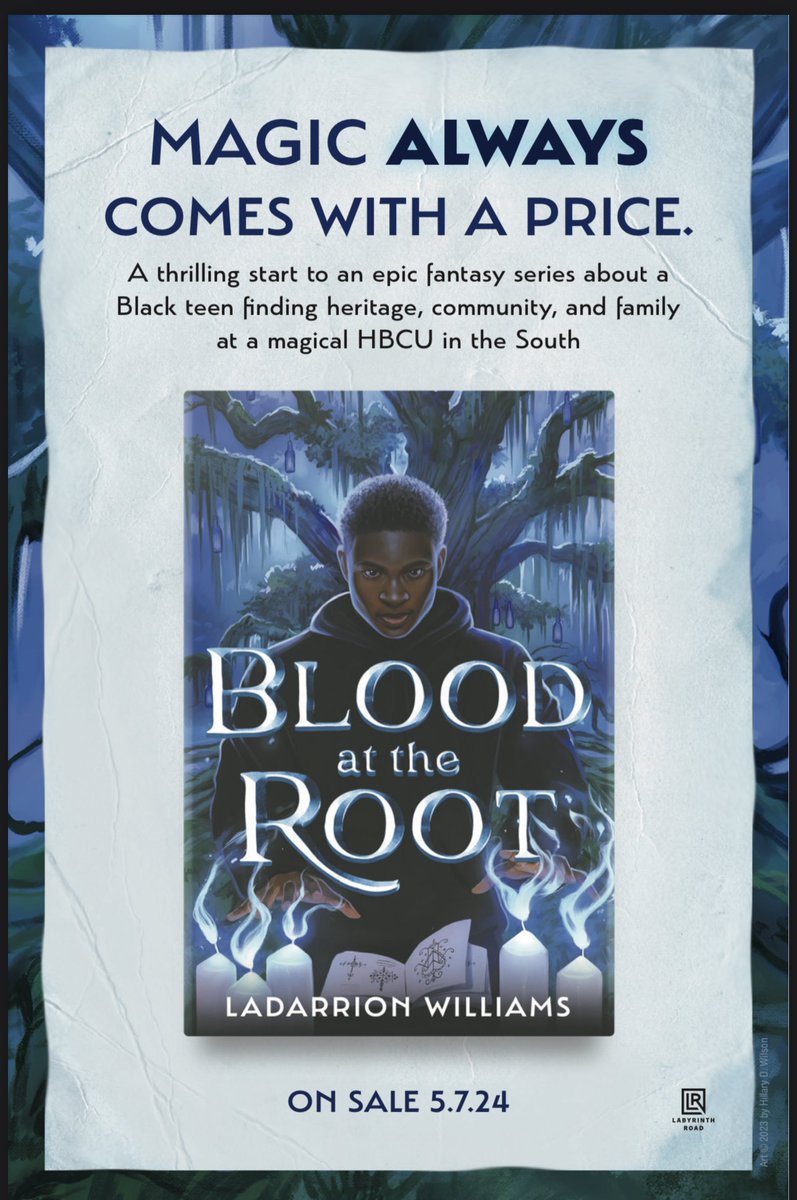 The fight continues. 
Y’all’s support and love shows publishers that there’s a need to showcase Black teen Boys in YA fantasy as well. They too get to be at the forefront and have the epic fantasy adventures. 

penguinrandomhouse.com/books/738959/b…