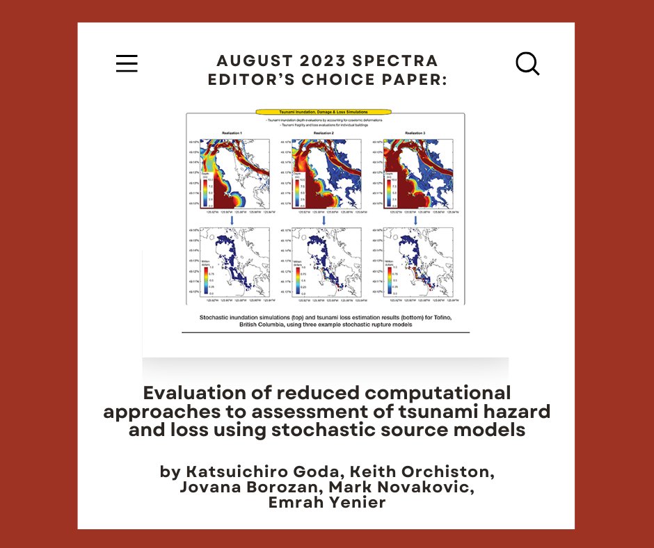 Looking back on this year’s Earthquake Spectra Highlights: check out the Editor’s Choice paper from the August 2023 issue! journals.sagepub.com/doi/full/10.11…