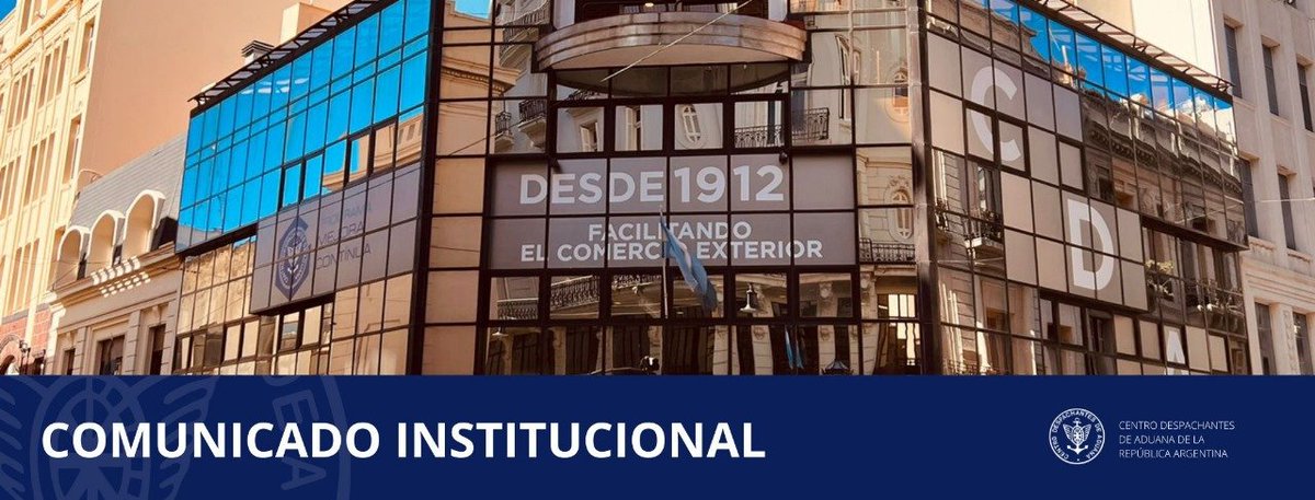⛔️Con el compromiso de defender nuestra profesión y los 111 años de historia que enaltecen la Institución, informamos sobre la presentación de una acción de Amparo y la Medida Cautelar contra el apartado de Comercio Exterior (Titulo V) del DNU.

cda.org.ar/detalle_notici…