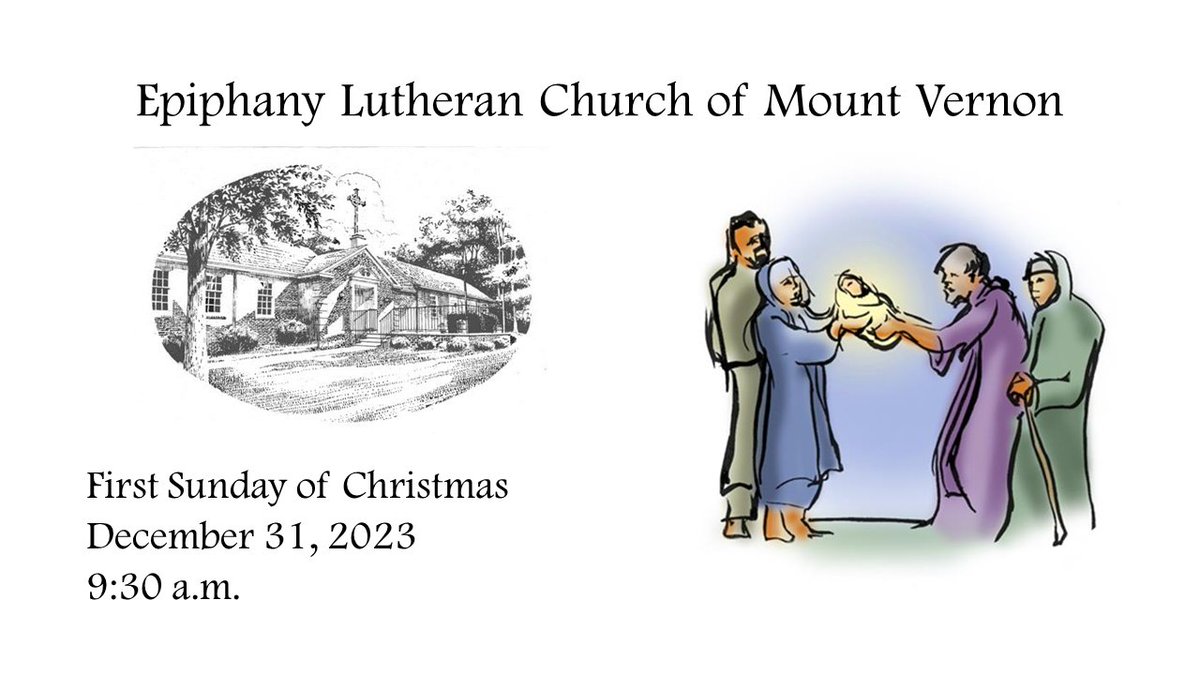 EpiphanyLuthMV's tweet image. When Mary and Joseph brought the baby Jesus to the Temple in Jerusalem, only two people had any idea what was happening. What did they see that no one else saw? How can we see as they did? Come join us for our service on the Sunday After Christmas, December 31, at 9:30 a.m.