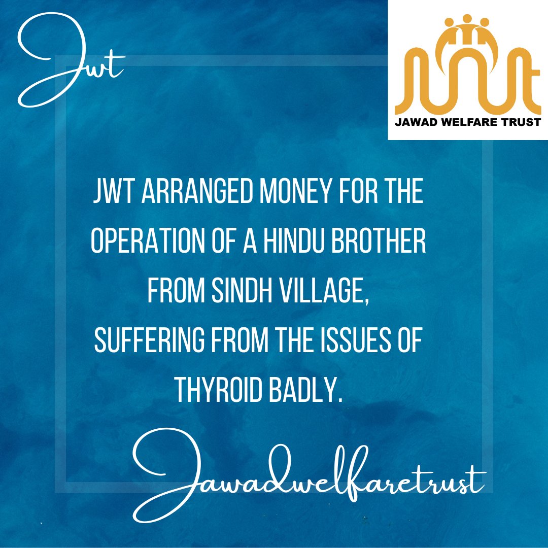 Alas! The person died today in the hospital. JWT decided to provide rashan monthly for his two sons and wife left all alone at home.

#jawad 
#jawadwelfaretrust 
#jwt
#thalesemia 
#kidney
#spleen
#poor
#ngo
#charity
#welfare
#palestine🇵🇸 
#palestinelivesmatter 
#palestine🇵🇸✌️