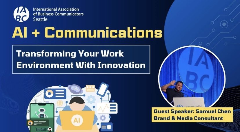 Mark you calendars and join us on 1/16 for our ProTalk with Samuel Chen.

Cut through the noise to learn which AI tools work best for comms professionals and how they can help you in your day-to-day work.

RSVP here: lnkd.in/gFvfuRT3