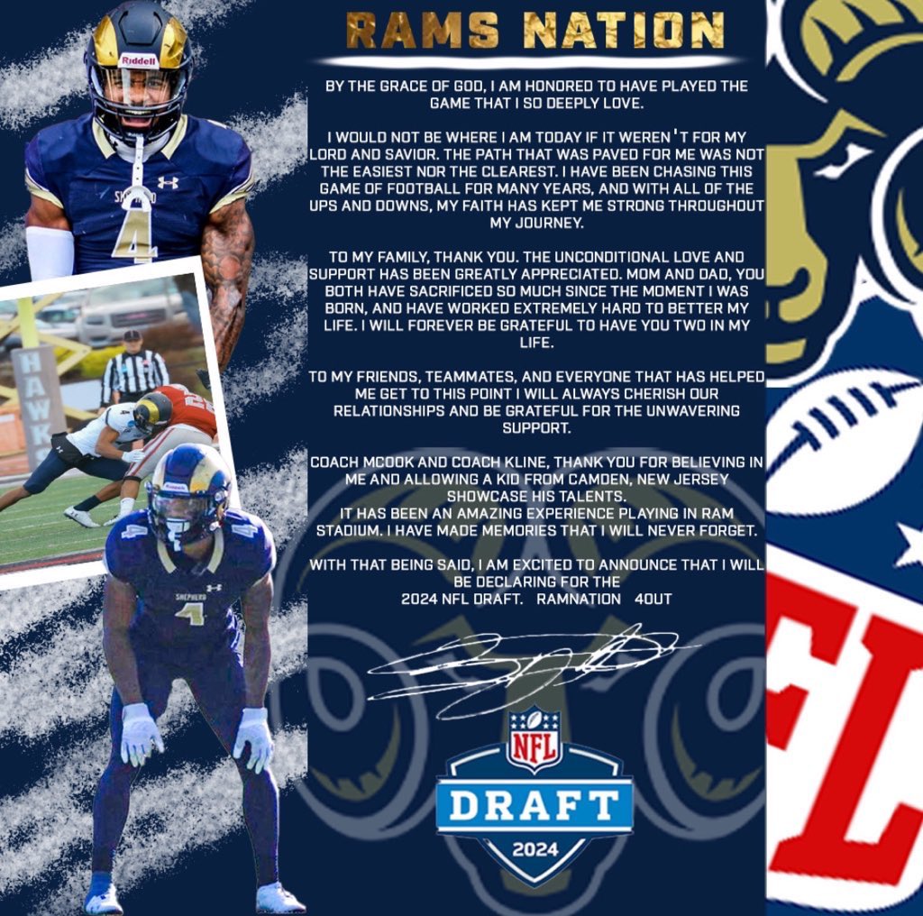 eyp1__'s tweet photo. As this chapter of my life comes to an end, and this new one begins I am excited to see what God has in store for me. 
#AGTG

#NFL #XFL #USFL #CFL

Full highlights (no music)

https://t.co/SfPqfzJyFk

https://t.co/8snaeWn3FP https://t.co/97OTUZN2Iu