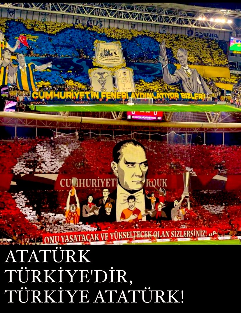 Ne Mutlu TÜRKÜM Diyene..  #GSvFB #ATATÜRK