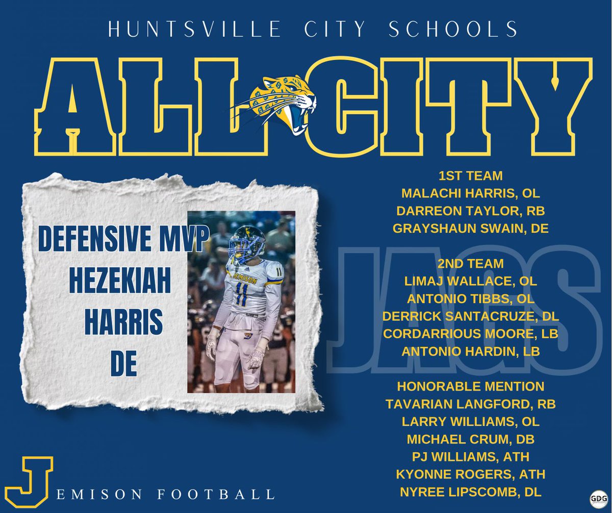 Congratulations To The All City Team and All Region Teams!! @DexPreps @GrindLab @DownSouthFb1 @ScoutFball @HallTechSports1 @AL6AFootball @PrepRedzoneAL @GameDayGraphic2 @CarlPratherWAFF @AverageJoesSpo1 @DrewD977ESPN @UnLockYourGame @2LiveQ_ @AL6AFootball #FlipTheScript #WhyNotMJ