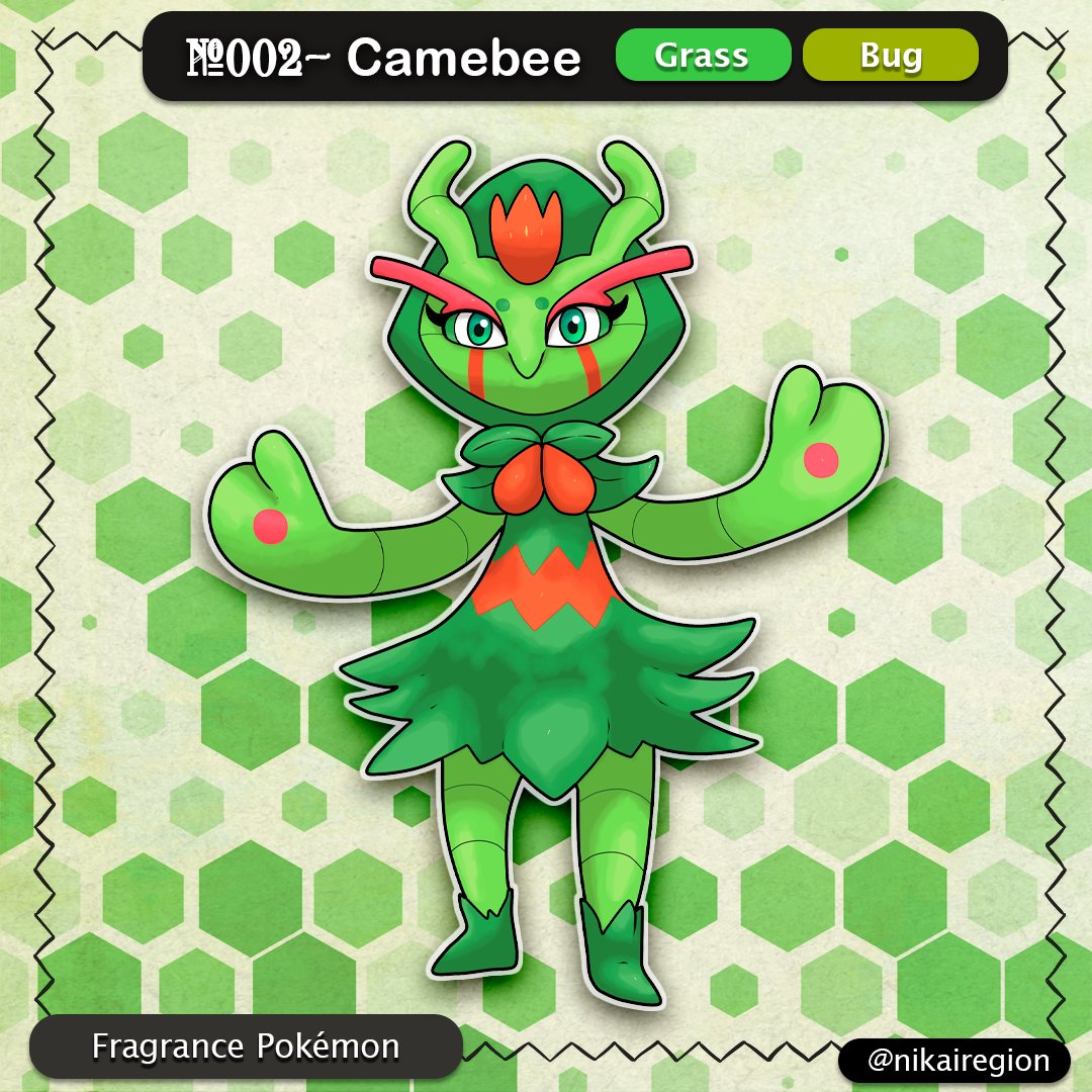 NikaiRegion's tweet photo. The Grass Starter Evolution, Camebee...
https://t.co/MBCo5hWMRz
Infodex in description of post in Instagram
#fakemon #pokemon #grassstarter #fakemonart #grassfakemon #beefakemon #pokemonfake #fakemonregion #fakedex #fakepokemon #japanesefakemon #yokaifakemon #pokemongrass #art https://t.co/fRc0M7TeXP