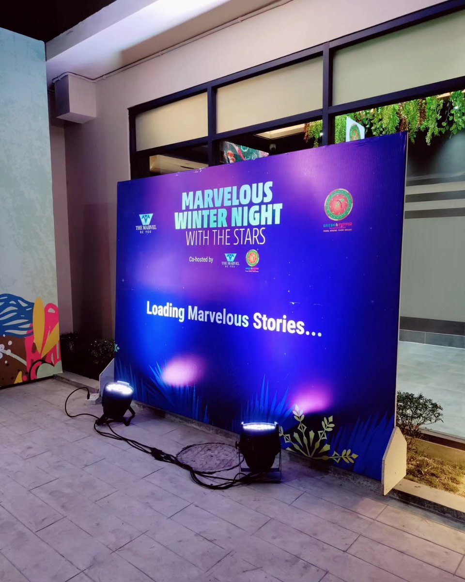 abdullahjisaan's tweet photo. Just wrapped up the 'Marvelous Winter Nights with Stars' and 'Shehwar &amp; Maria's Fan Meet'.
Closing the year with a flourish!

#abdullahjisaan #absaji #eventbranding #eventdesign #brandingdesign https://t.co/aIh1Kbh2RR