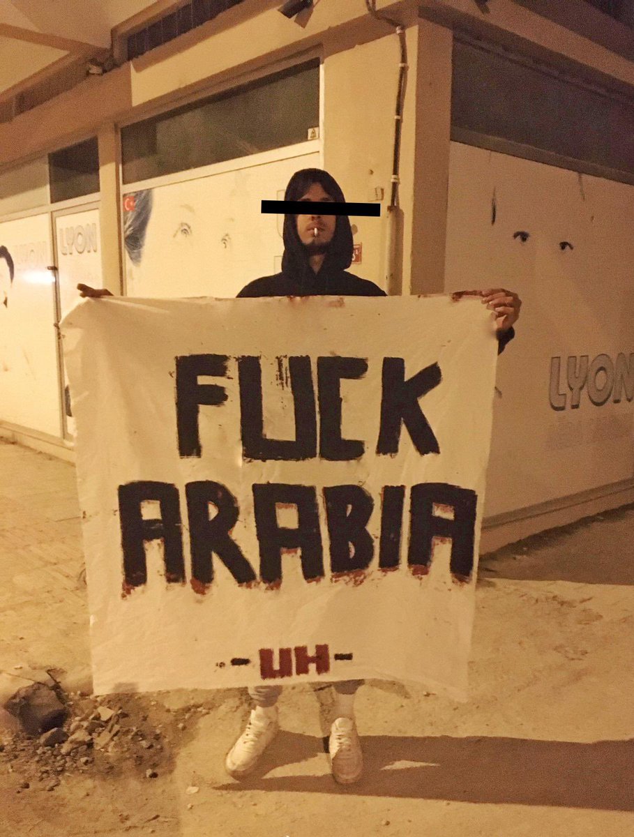 “BİR MESAJIMIZ VAR “
F*ck Arabia ! 
#ultrasHatay