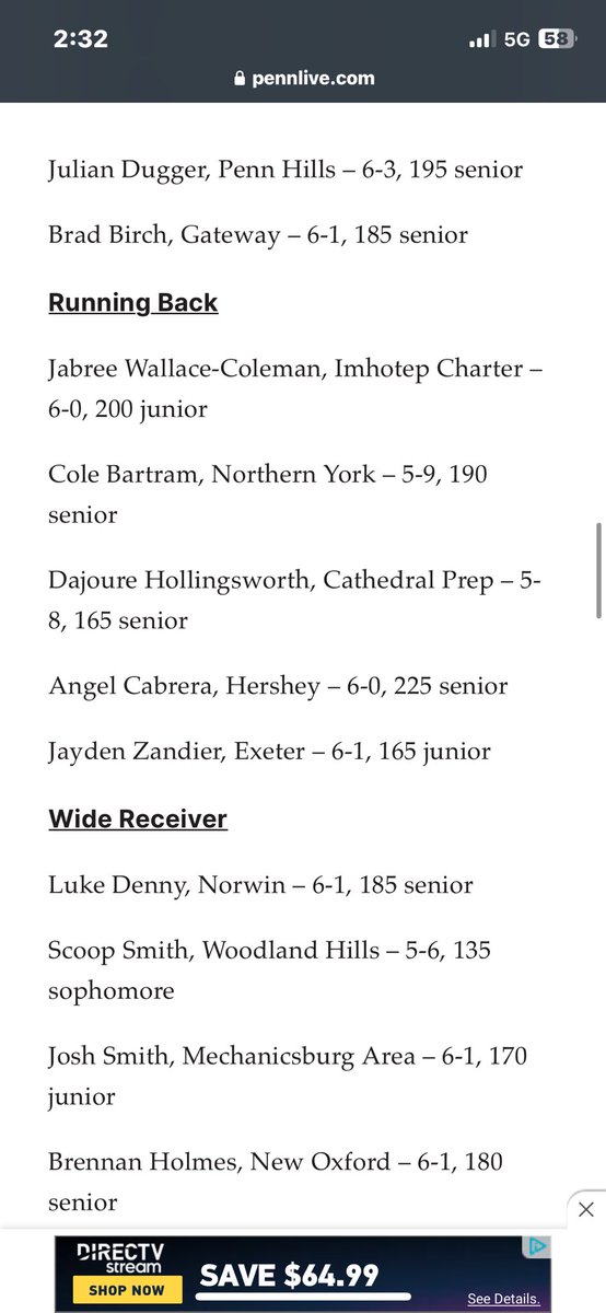 AngelCabrera32_'s tweet photo. Blessed to be apart of the All State Team! https://t.co/1UWJOur6WZ