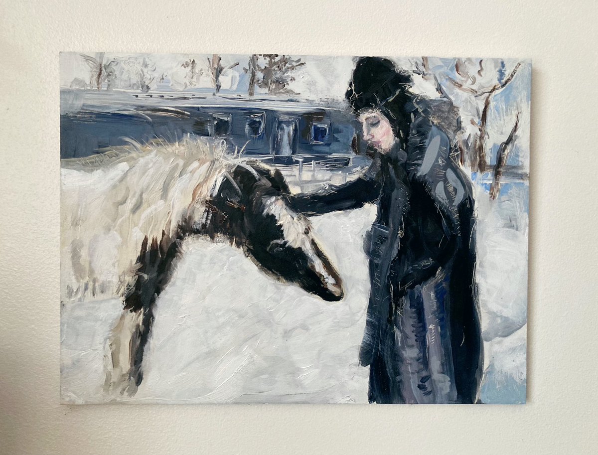 A little oil painting from memory of my trip to Iceland ❄️
#iceland #Icelandichorse #snowscape #oilpainting #suffolk #suffolkartist #oilpainting #contemporaryart #art