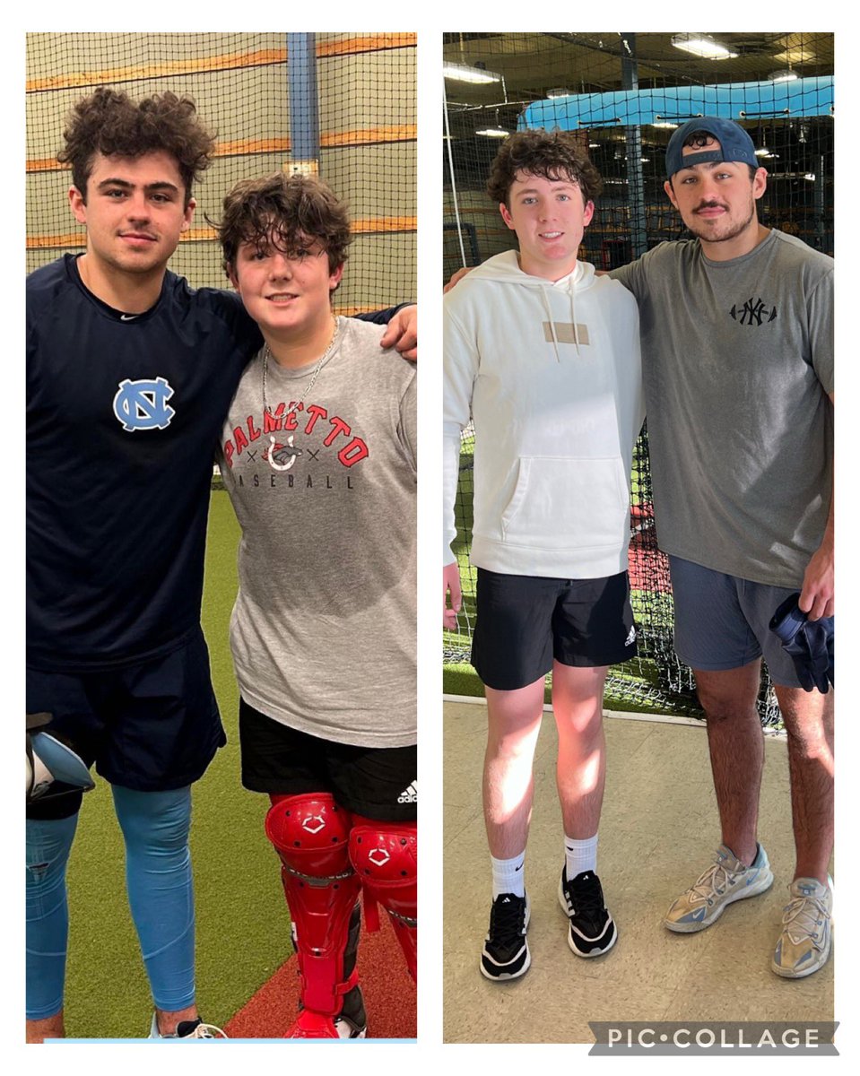 Hayes Edwards 2027 (@hayescatcher27) on Twitter photo One year difference working with Tomas Frick catcher !! Drafted from North Carolina to the Yankee’s . Such a privilege to get great pointers on my catching when he is home. <a href="/TomasFrick/">Tomas Frick</a> <a href="/MustangSports1/">Palmetto Athletics</a> <a href="/PalmettoBSBL/">Palmetto_Baseball</a> @PBR_SC <a href="/PGBA_NC_SC/">PGBA NC/SC</a> One year difference working with Tomas Frick catcher !! Drafted from North Carolina to the Yankee’s . Such a privilege to get great pointers on my catching when he is home. <a href="/TomasFrick/">Tomas Frick</a> <a href="/MustangSports1/">Palmetto Athletics</a> <a href="/PalmettoBSBL/">Palmetto_Baseball</a> @PBR_SC <a href="/PGBA_NC_SC/">PGBA NC/SC</a>