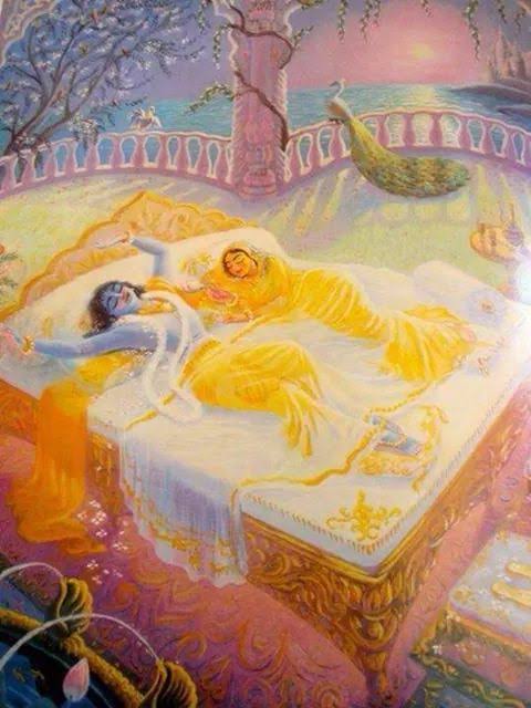 KhalsaGaaje's tweet image. Lakshmi: &quot;O king of kings, you are lord of fourteen realm of existence, you too fall asleep? Isn&apos;t sleep for the lazy?&quot;

Krishna: &quot;One who is absorbed deeply in the knowledge of Gita, that being is always in a state of meditation and bliss.&quot;

Guru Gobind Singh Ji in Gobind Gita
