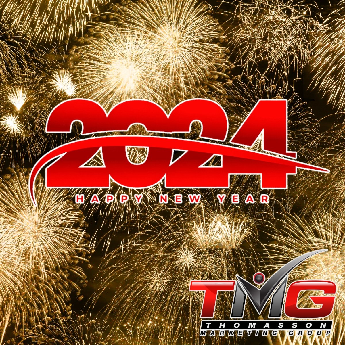 From the entire TMG team, Happy New Year! We are excited about the start of a new year with new opportunities! Have a safe weekend, everybody! 🎆 #timetocelebrate #safetyfirst

We will be CLOSED on Monday, January 1st and we will REOPEN on January 2nd, 2024! #HappyNewYear2024