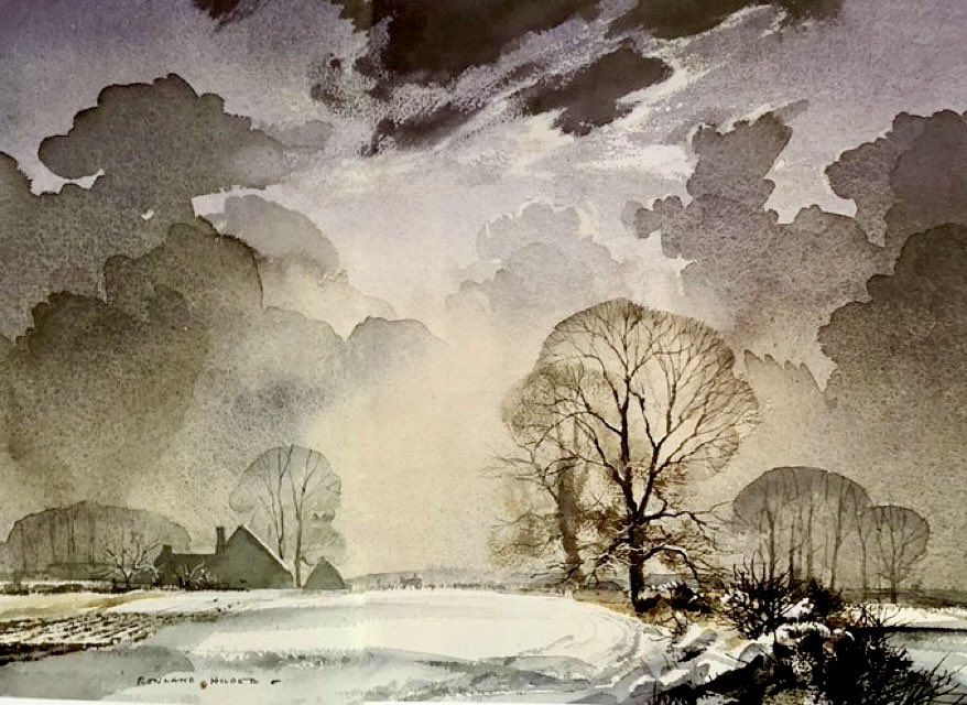 Other work of the Ladybird artists. Winter Landscape Artist: Rowland Hilder