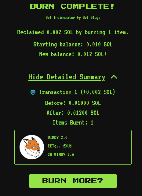 solscan.io/tx/3uyQMtxjYuW…

You degens botted the post, but we keep our word at WIMDY 2.0🦊💨
