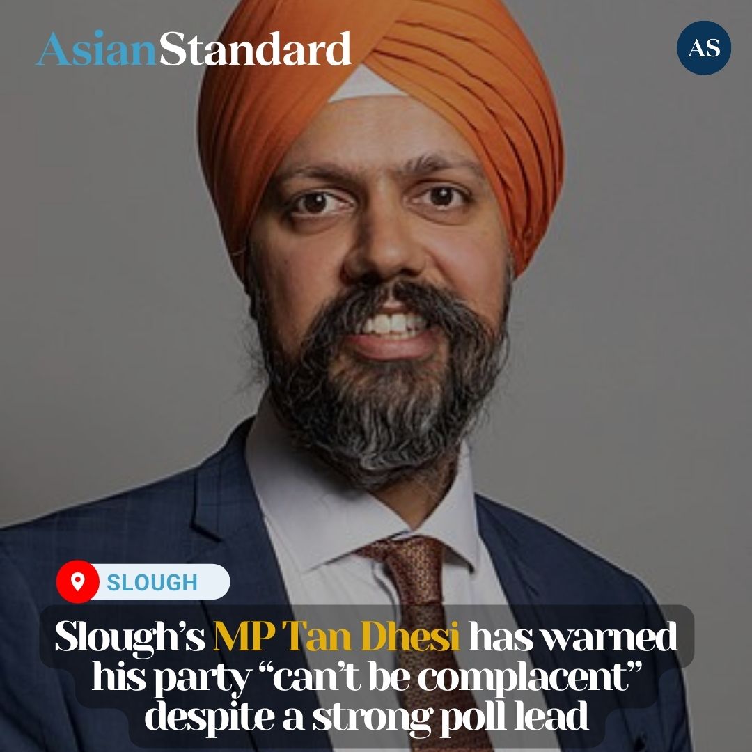 🗳️📢 @SloughCouncil's MP @TanDhesi warns his party 'can't be complacent' despite a strong poll lead as the nation gears up for a general election.  #TanDhesi #Election2023 #PoliticalAlert 

Read more on the story:▶️ tinyurl.com/26ykk7e