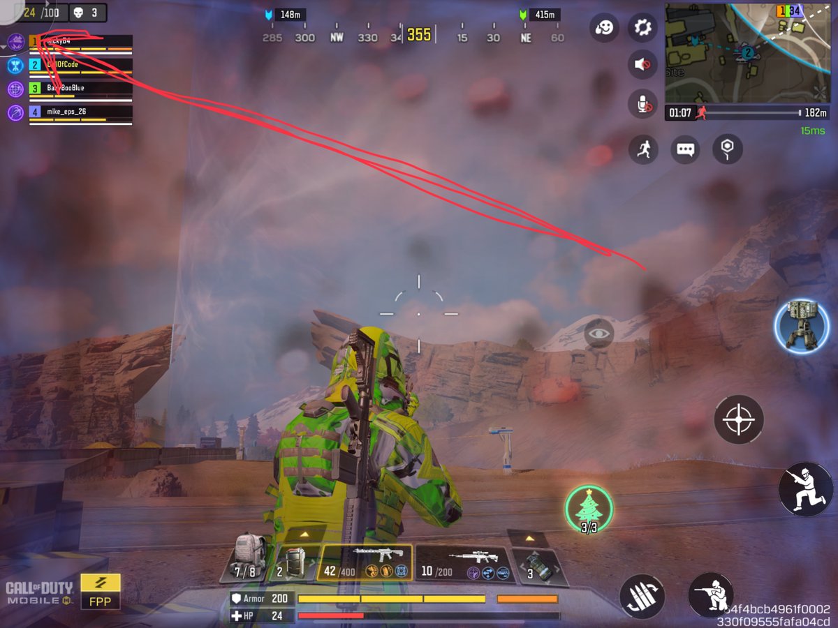 Vice_Randy's tweet photo. @PlayCODMobile Something is wrong , after updating my iPad to 17.2 , the game controls are scewed.. check, the moving cursor went all the to the top left and I couldn’t move at all. This is the second games it’s doing this ,and it’s doing it in the middle to the game https://t.co/4CbgsTsQnF