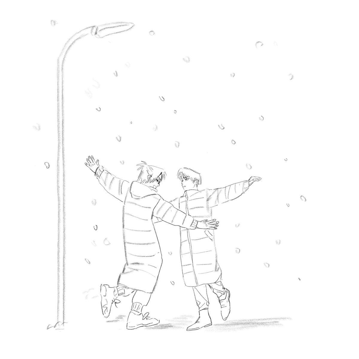 shio_aot's tweet image. ﾗﾗﾗﾝﾄﾞダンスも描いた😌
