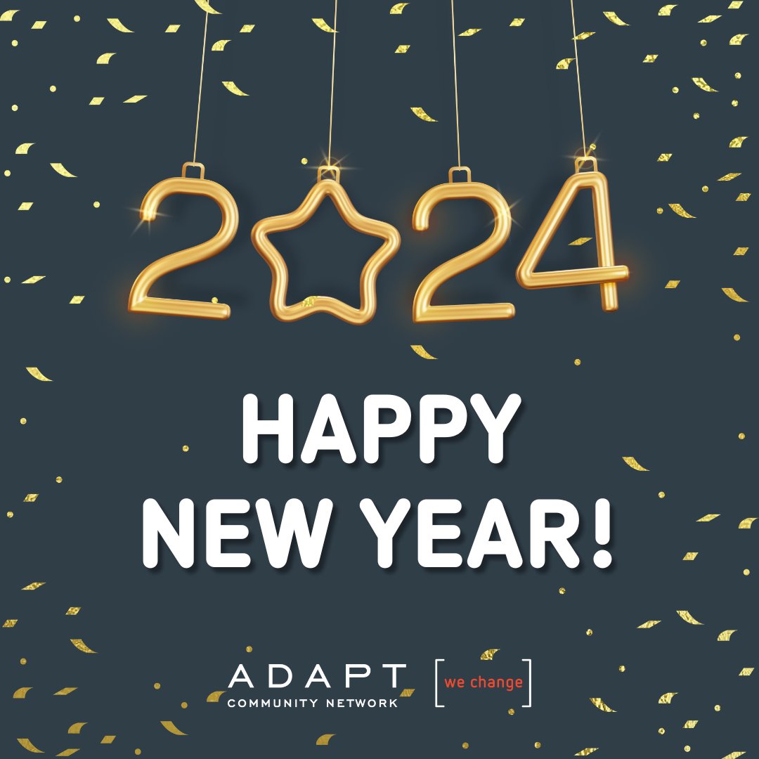 ADAPT Community Network wishes you and your family a happy 2024! Cheers to a new year filled with warmth, health, and joy!