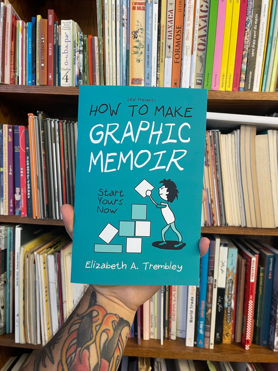 comicsworkshop's tweet photo. Have you grabbed your copy of How To Make Graphic Memoir by Elizabeth Trembley yet? ORDER NOW!
Make new discoveries as you explore your memories with words and images.
https://t.co/1qldup4bRF
#comics #comix #comic #comicart #cartooning #comicmaking #startmakingcomics https://t.co/UHFg7ULHjn