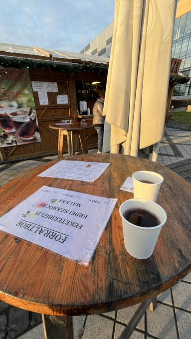 My 🍷 and my doggie 🐶💋 https://t.co/9FJhD1fpeH<a href="/tag/dinner"class="tags"><span>#dinner</span></a><a href="/tag/hungary"class="tags"><span>#hungary</span></a><a href="/tag/szentendre"class="tags"><span>#szentendre</span></a><a href="/tag/colourshow"class="tags"><span>#colourshow</span></a>