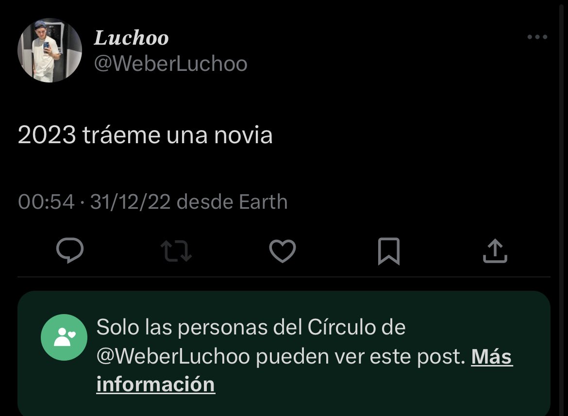 WeberLuchoo's tweet photo. bueno, entonces q sea 2024 che 🥲 https://t.co/jpJZRclBPl