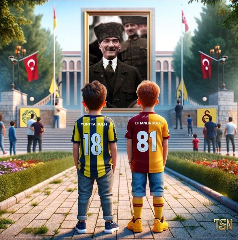 Tebrikler Galatasaray; Tebrikler Fenerbahçe. Duruşunuzdan dolayı Atatürk kazandı, Türk Milleti kazandı. 
"Yurtta Sulh, Cihanda Sulh"