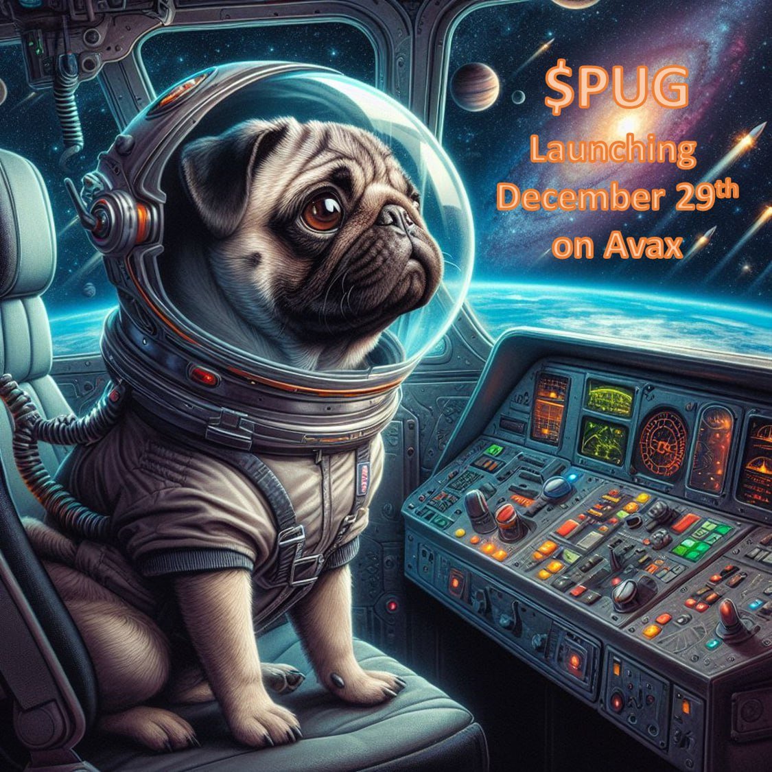 crypto_delulo's tweet photo. Launch is imminent!! Be safe and do not fall for scams. We will post the official contract address here when you can buy.🚀🐾
#AVAXlaunch $PUG #dogmemesmoon https://t.co/mB03vSFC4x