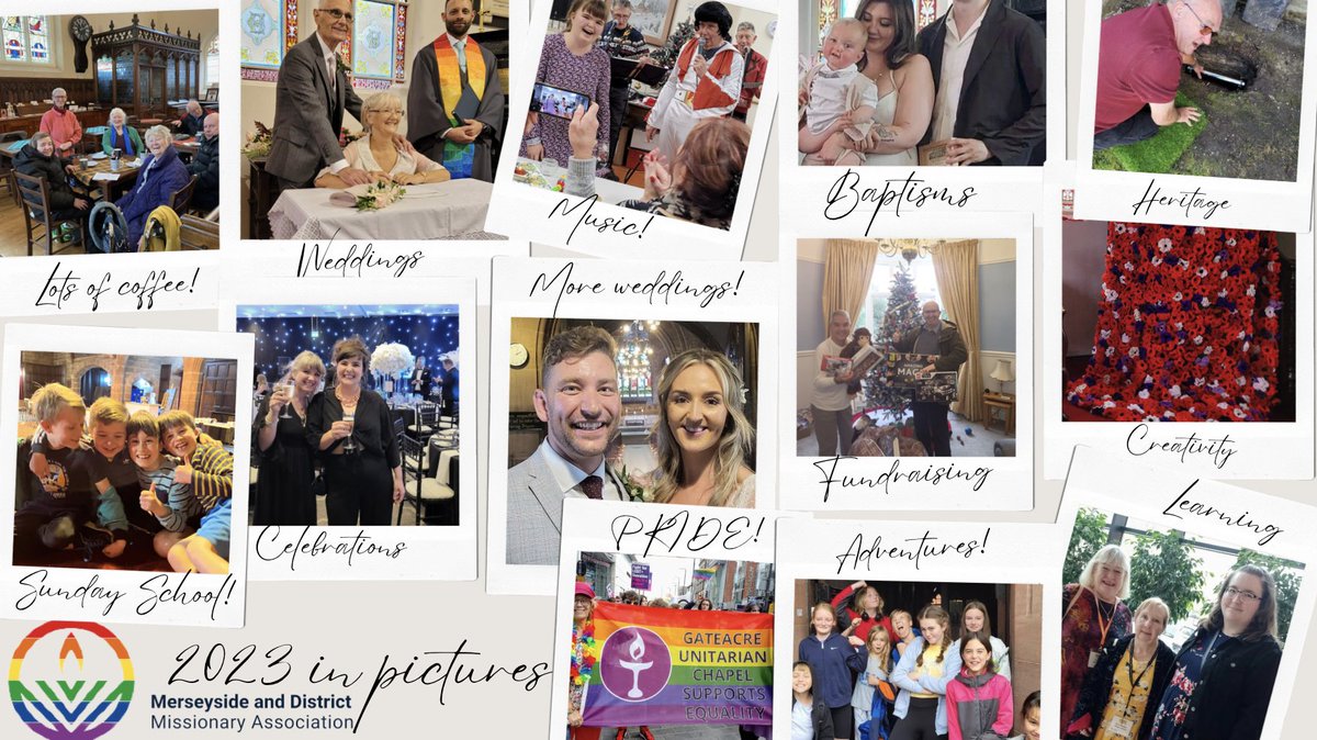 As the year draws to a close, we are reflecting on what has been a full and colourful 12 months for all of our North West congregations. ✨ Here's to a peaceful 2024 🕊️ @UlletRoadChurch @SPortUnitarians @wirralunitarian @GateacreChapel @CairoChapel @ParkLaneChapel