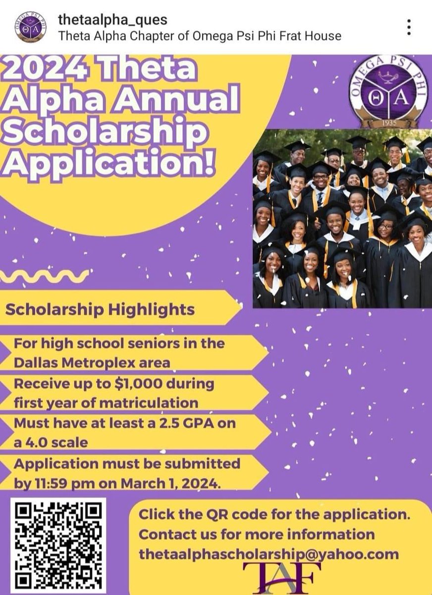 Demetra Durham (@ddurham07) on Twitter photo 🚨🚨Scholarship Alert🚨🚨<a href="/bhsstem/">Berkner High School STEM Academy</a> <a href="/BHSCounselors00/">L.V. BerknerHS Counseling</a> @BHSRams2College 🚨🚨Scholarship Alert🚨🚨<a href="/bhsstem/">Berkner High School STEM Academy</a> <a href="/BHSCounselors00/">L.V. BerknerHS Counseling</a> @BHSRams2College