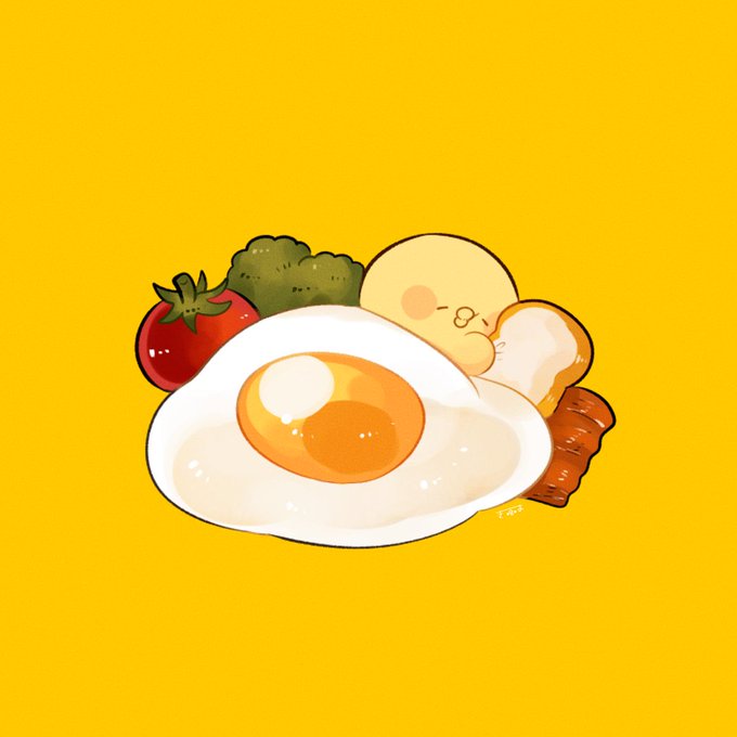 「fried egg lettuce」 illustration images(Latest)