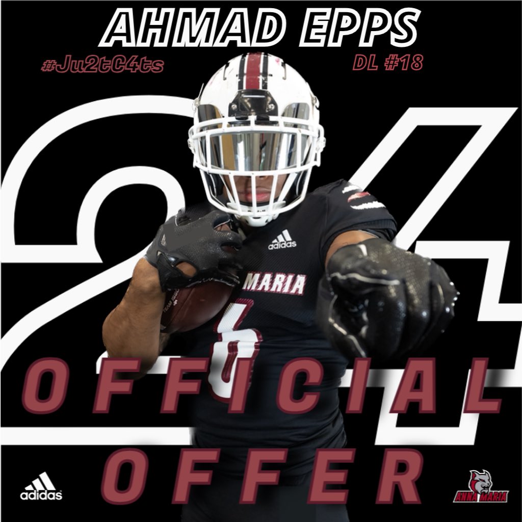 #AGTG After an amazing talk with <a href="/CoatesCoach/">Brian Coates</a> I am blessed to receive a offer from <a href="/AMCAT_Football/">AMCAT Football</a> 
<a href="/DickinsonFB/">DHSGatorFB</a> <a href="/coachsierra/">Johnny Sierra</a> <a href="/HenryColemanIII/">Henry Coleman</a>