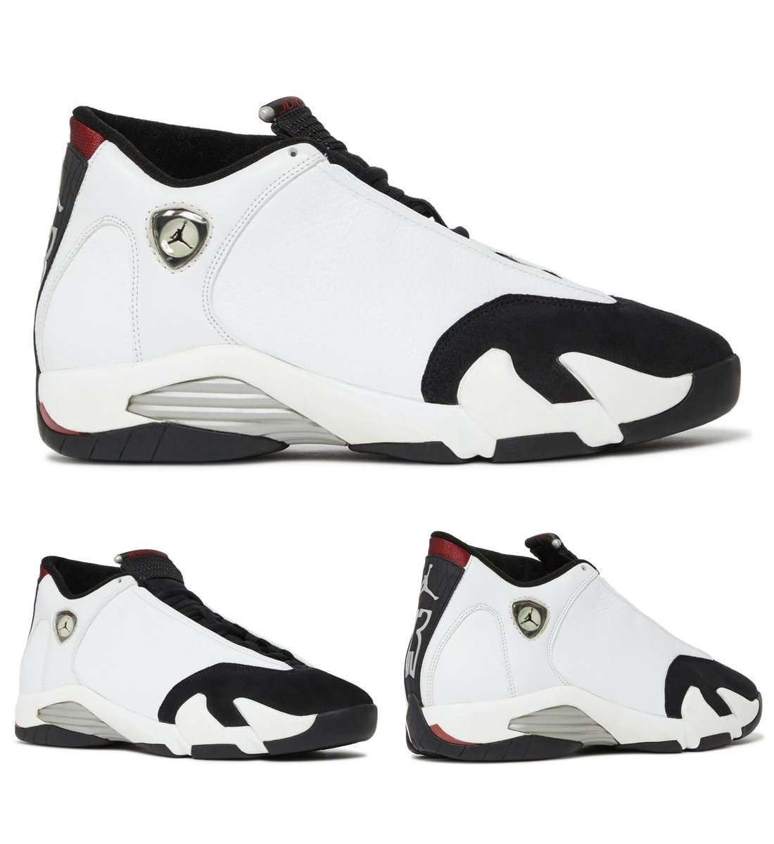 zSneakerHeadz's tweet image. “Black Toe” Air Jordan 14 OG returning Holiday 2024. ⚪️⚫️🔴