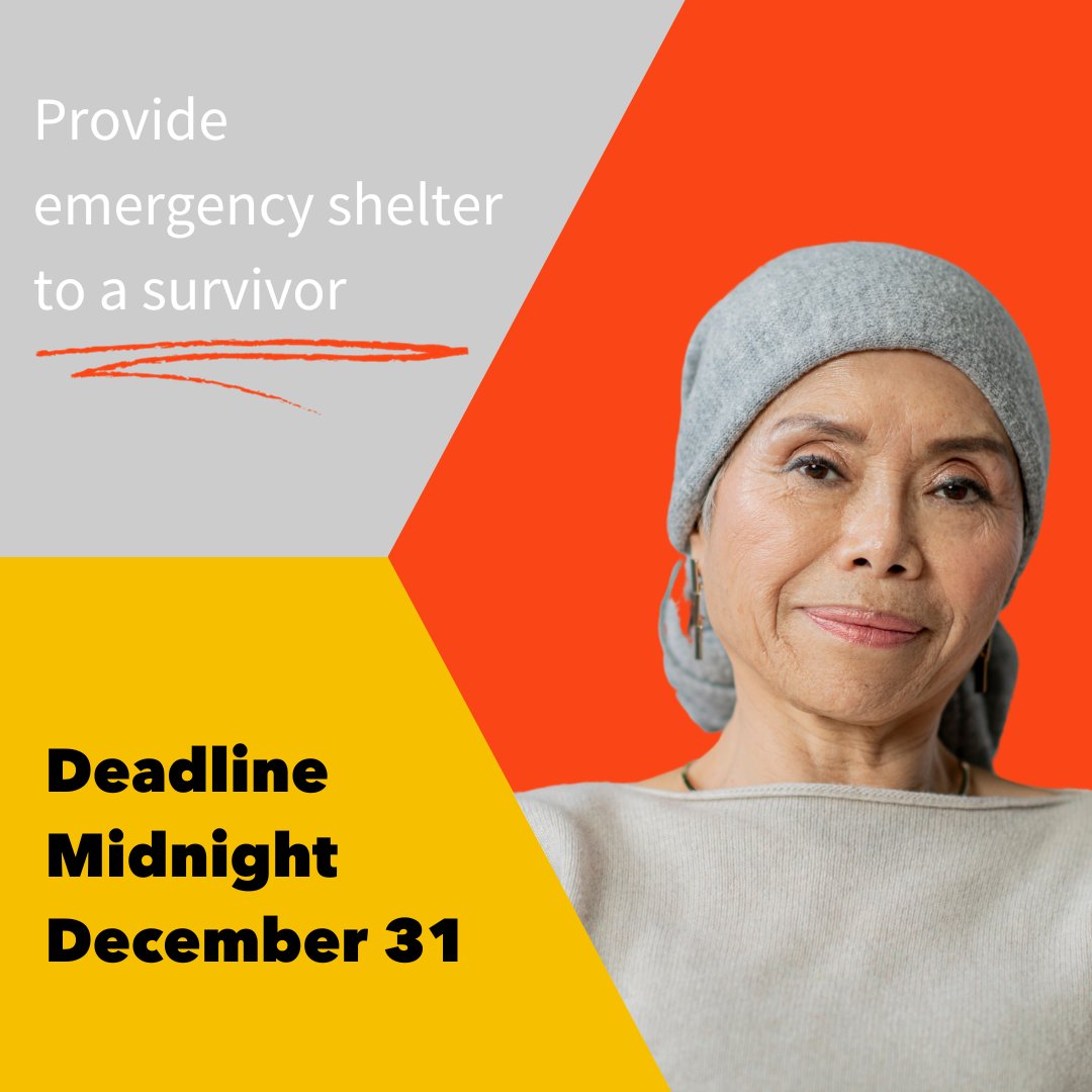 Can we count on your year-end gift before midnight on Sunday to help one survivor of domestic violence?

Visit our webpage to make your life-saving gift: ywcaclarkcounty.org/holiday-donati…

Thank you for standing with survivors in their time of need.