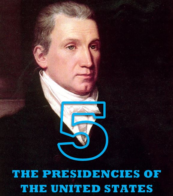 presidencies89's tweet photo. On the fifth day of Presidencies, my true love gave to me...five years abroad! #POTUS5 #Monroe #TwelveDaysofPresidencies #history https://t.co/LrpiwR7Pg7 https://t.co/8HvUzYg6ej