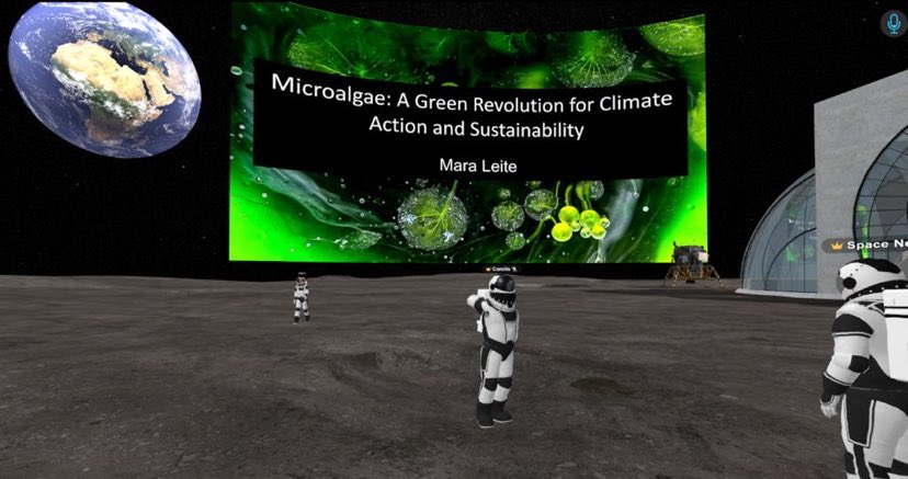 Thankful and thrilled for the opportunity I had to present within the metaverse of @COP28UAE with @metavisionaries.io & @uaespaceagency regarding the potential of microalgae in addressing climate challenges and supporting human exploration of Mars.

#COP28 #climate #spaceresearch