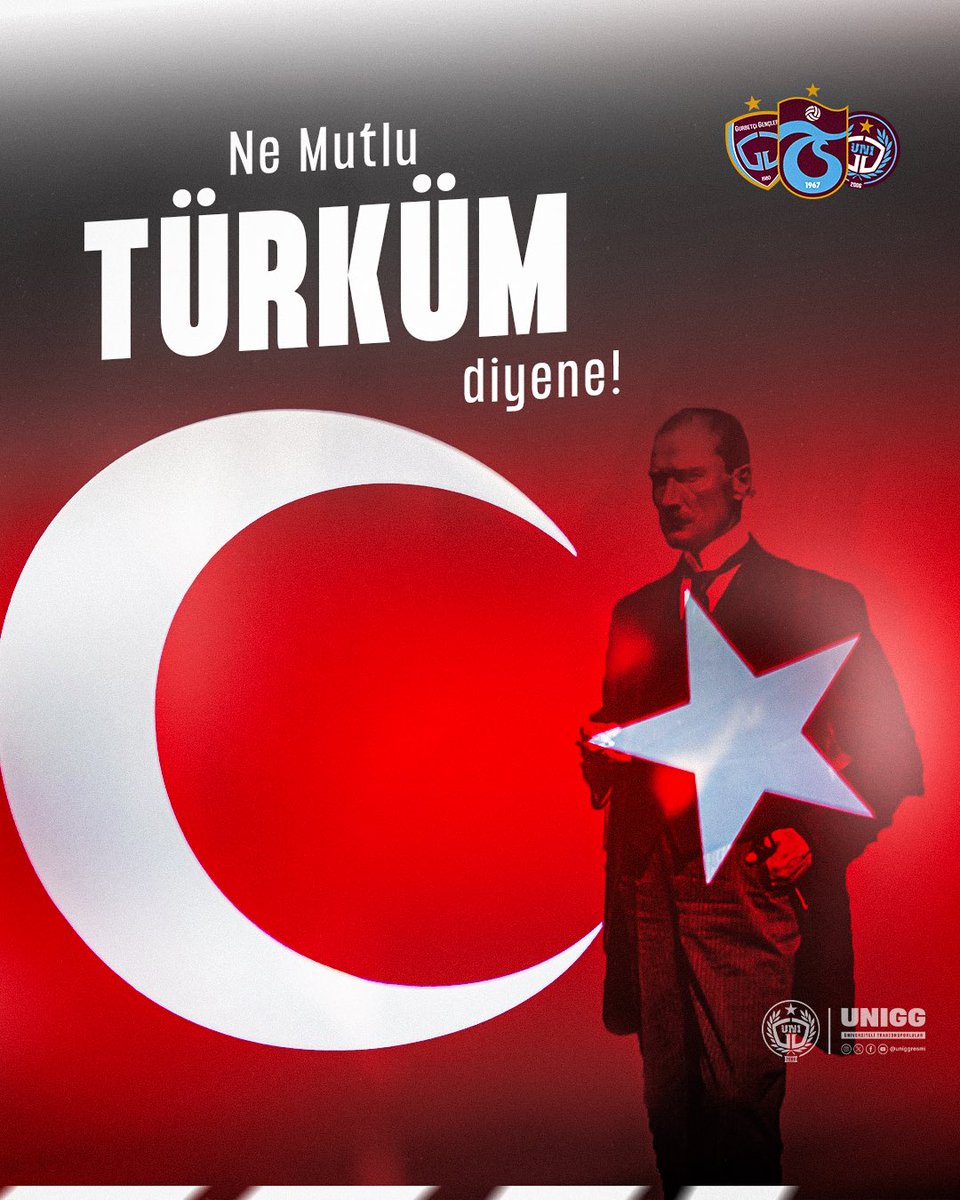 uniggresmi's tweet photo. 🇹🇷 Ne mutlu TÜRKÜM diyene! 

#ÜniversiteliTrabzonsporlular https://t.co/miAK7kxjeN
