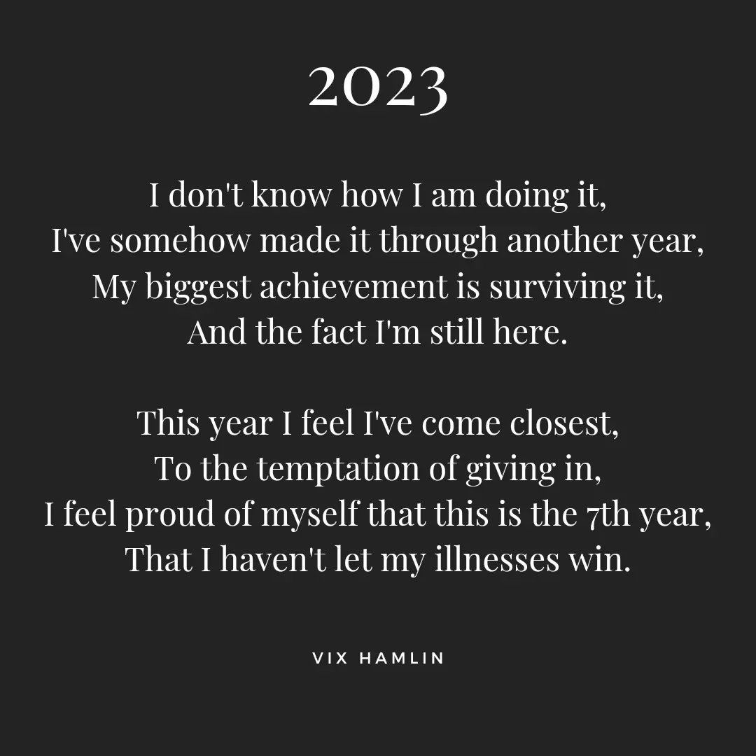 VictoriaHamlin8's tweet photo. To all my #chronicillness warriors be proud of yourself for surviving all that you have 🙏✨ #poetry https://t.co/0efhSGqmgB