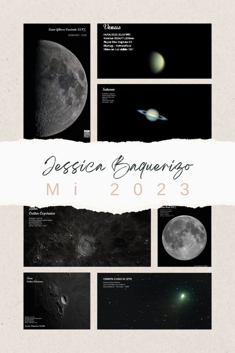 Os dejo por aquí algunas de mis astrofotos, últimamente estoy un poco desconectada por trabajo y estudios, pero no lo dejo de lado todavía queda mucho por aprender😊