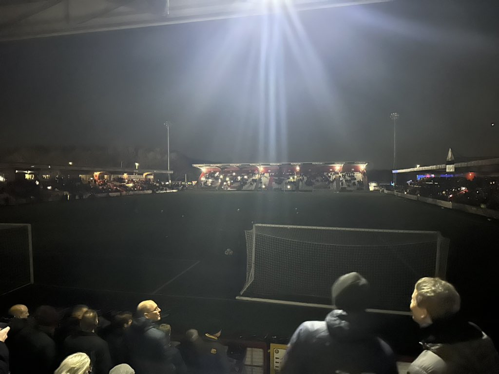 jon_mansfield's tweet photo. The U’s about to kick off at Stevenage, come on boys https://t.co/W5wEDF7ifH