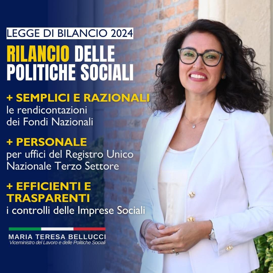 Dopo anni di disattenzione da parte dei precedenti esecutivi, il #GovernoMeloni continua a puntare i riflettori sulle #politichesociali e sul Terzo Settore con l'approvazione in #leggedibilancio di tre importanti emendamenti, da me fortemente voluti.

👉 facebook.com/photo.php?fbid…