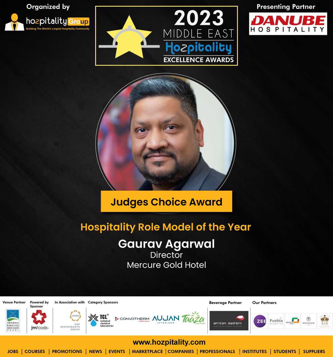 hozpitality's tweet image. The Director of Mercure Gold Hotel was recognized at the 9th Middle East Hospitality Excellence Awards

#GauravAgarwal #MercureGoldHotel #hozpitalityexcellenceawards #judgeschoiceaward #servicewithexcellence #middleeast #hospitalityexcellence #rolemodeloftheyear #hozpitality…