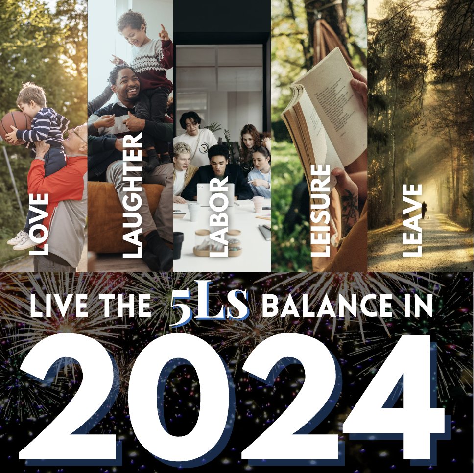 UnparalleledPe2's tweet photo. Wishing everyone a very happy, prosperous, and healthy new year - stay focused on your 5Ls balance! https://t.co/BJxvmKEBD3
