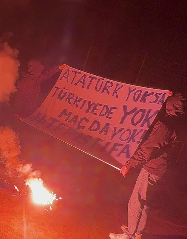 ATATÜRK yoksa 
TÜRKİYE de yok.
Maç da yok! #GFBEUROPE 
#YeterArtıkTFF