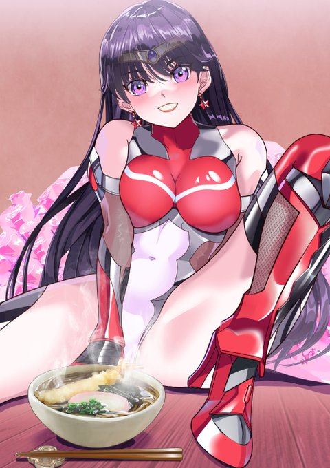 おはようございます❤(#^.^#)

今年も一年お疲れ様でした❣❣
さぁ❣冷めないウチに食べちゃいなよ❤❤❤
#セーラー対魔忍 
#年越しそば 