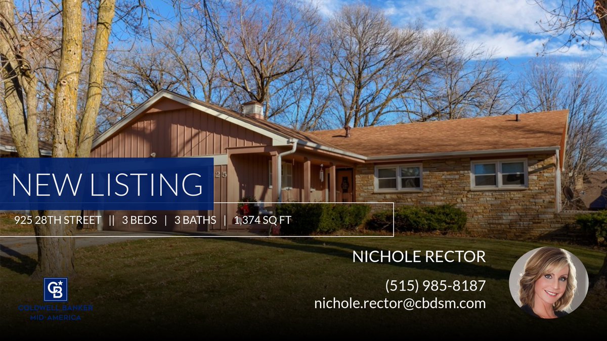 RectorRealEst8's tweet photo. 📍 New Listing 📍 Take a look at this fantastic new property that just hit the market located at 925 28th Street in West Des Moines. Reach out here or at (515) 985-8187 for more information!

Listed by Megan Carey O'Leary https://t.co/6c16y77XgY https://t.co/T2Y2ODWqFT