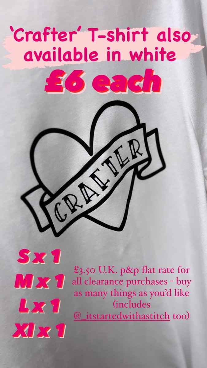 ISWAS_Gy's tweet image. We’re having a massive end of year sale with lots of bargains to be had, all current sale items are in my insta stories and there’s still loads to come. instagram.com/_itstartedwith… #Craft #Sale #ItStartedWithAStitch #LincsConnect