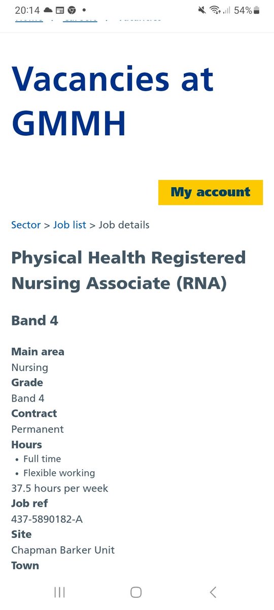 Please share this vacancy at CBU. What a fantastic opportunity for a RNA as you get a great mix of skills and supported by a fantastic team . @AdamC_NHS @AlicornParry @hilts @maryabberton